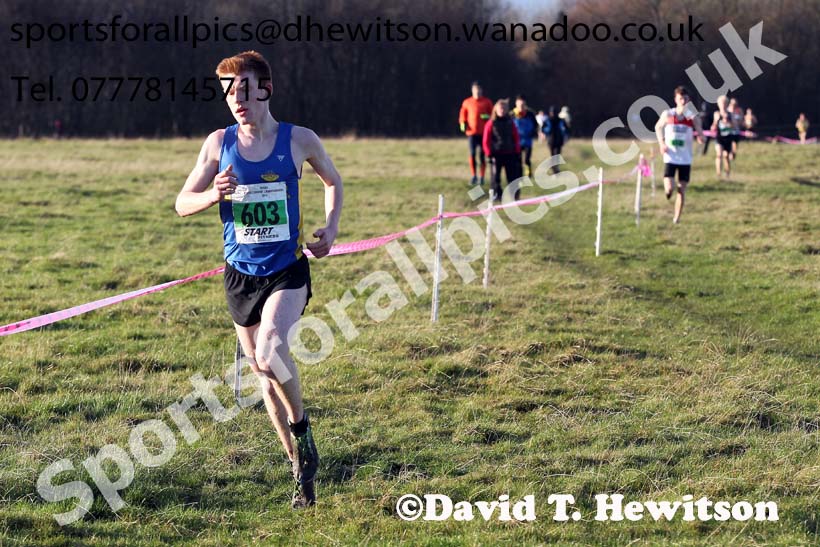 Mens under-20s North Eastern Cross Country Chanpionships. Photo: David T. Hewitson/Sports for All Pics
